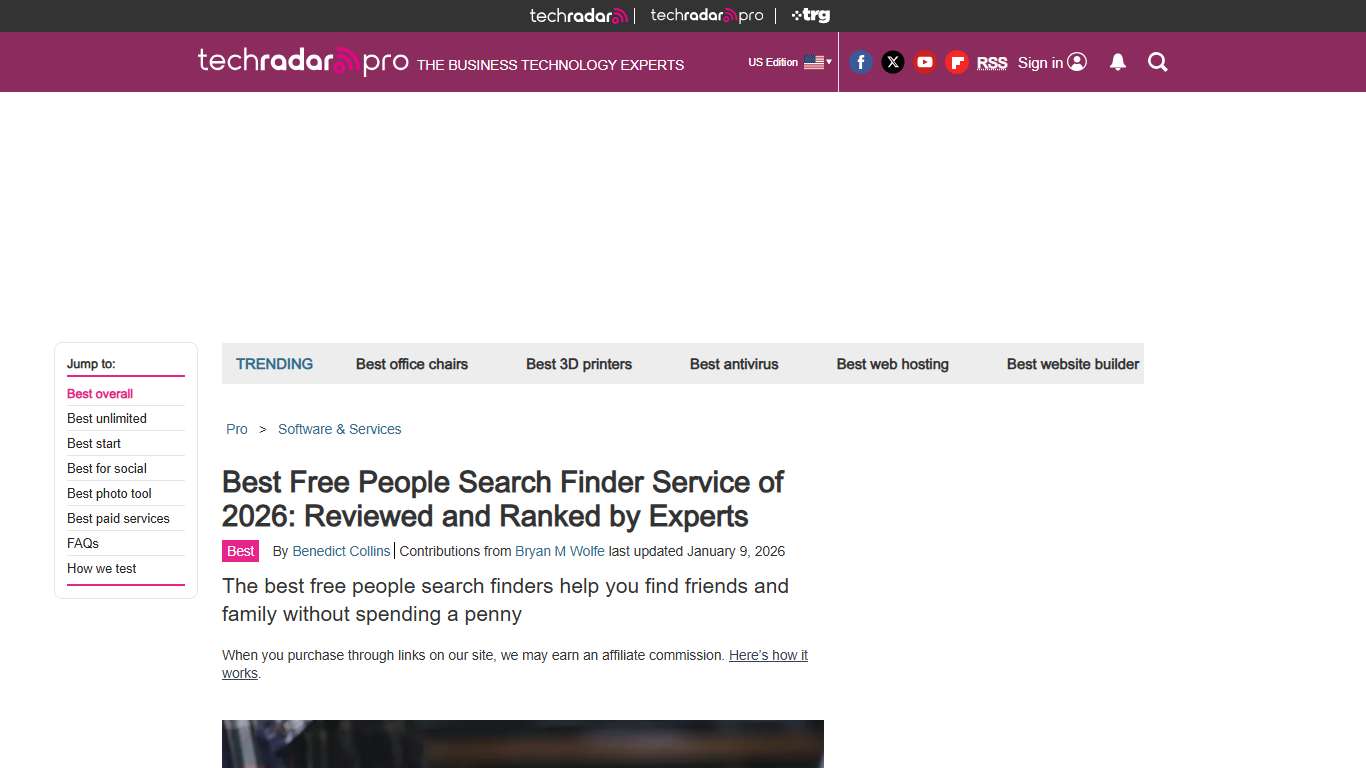 Best free people search finder service of 2026: reviewed and ranked by experts | TechRadar